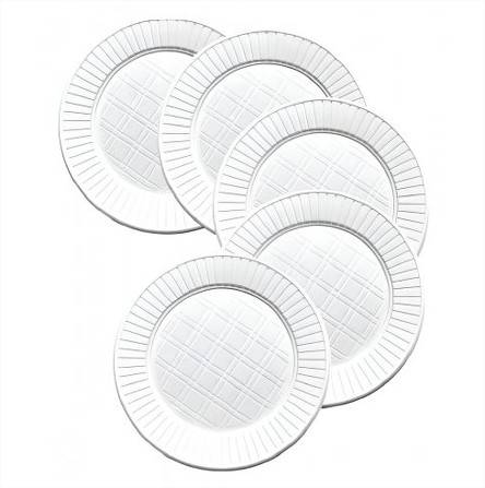 PLATO BLANCO DESCARTABLE 17CM X1000 UN