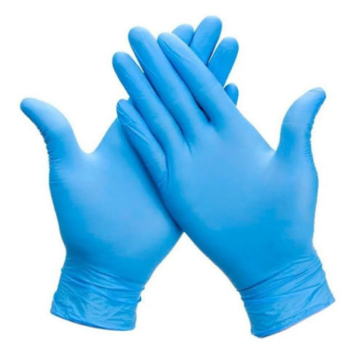 GUANTES DE NITRILO AZUL  CHICO X100 UN