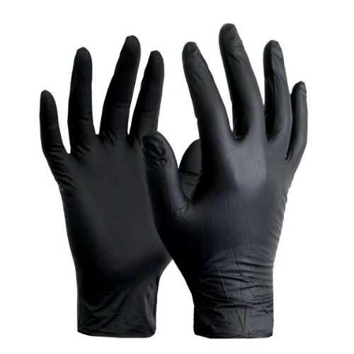 GUANTES DE NITRILO NEGRO  CHICO X100 UN