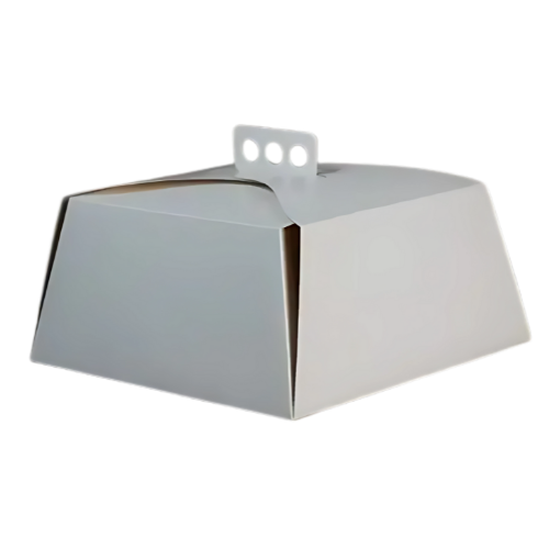 CAJA TORTA MALETIN BLANCO 12X12X10 X200 UN