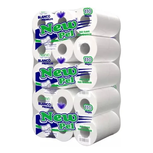 PAPEL HIGIÉNICO NEW PEL HS 110 HOJAS PREMIUM BLANCO X30 UN