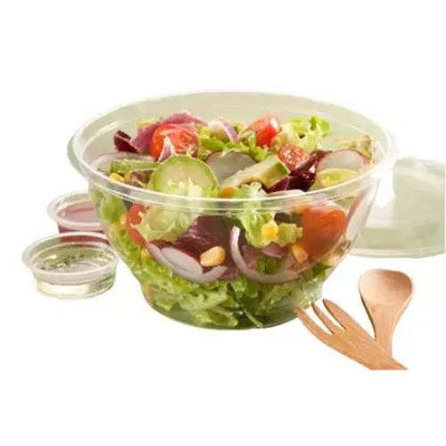 ENSALADERA CRISTAL CON TAPA 900CC X100 UN