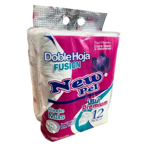 PAPEL HIGIÉNICO NEW PEL DH VALIJA 12X30MTS X4 PAQ