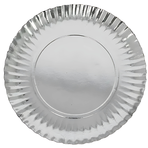 PLATO LAMINADO PLATA N° 24 X50 UN