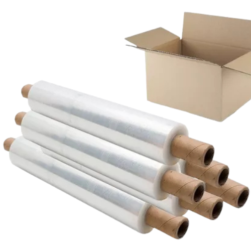 STRETCH FILM CON MANGO 50CM CRISTAL X6 UN