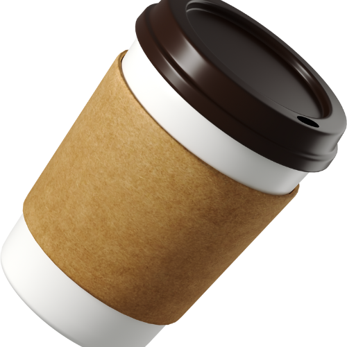 VASOS POLIPAPEL BLANCO 8OZ CON TAPA NEGRA X1000 UN