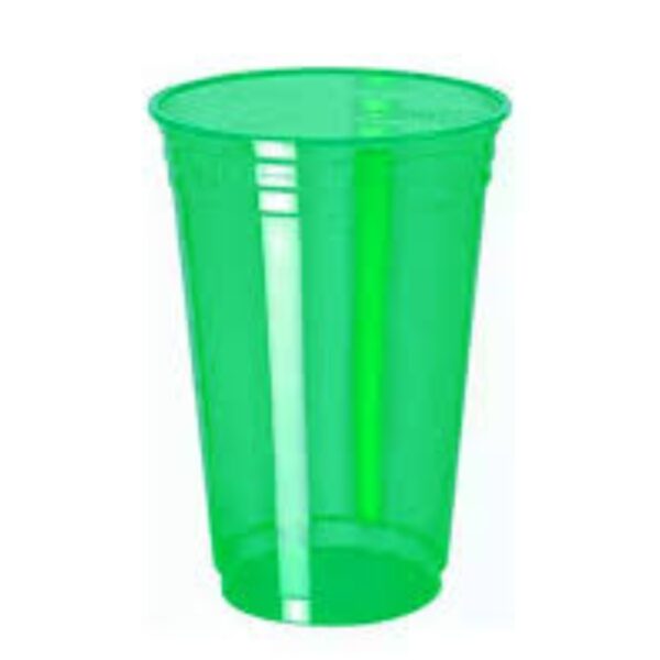 VASO NEON VERDE 300ML X500 UN