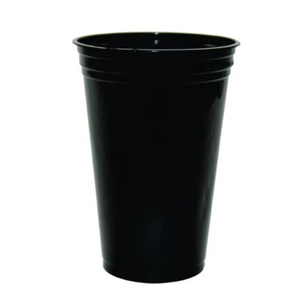 VASO NEON NEGRO 300ML X500 UN
