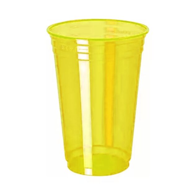 VASO NEON LIMON 300ML X500 UN