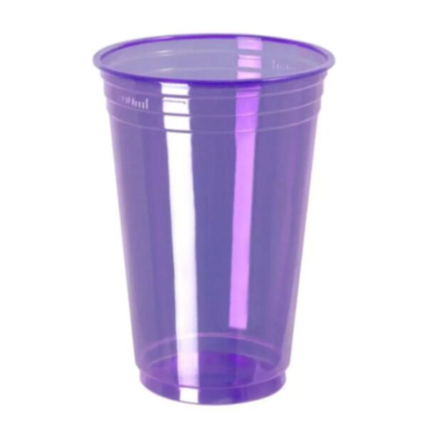 VASO NEON PURPURA 300ML  X500 UN
