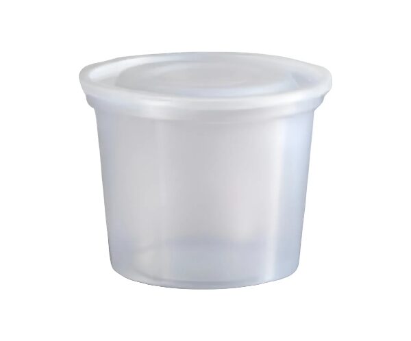 POTE 80CC NATURAL CON TAPA X100 UN